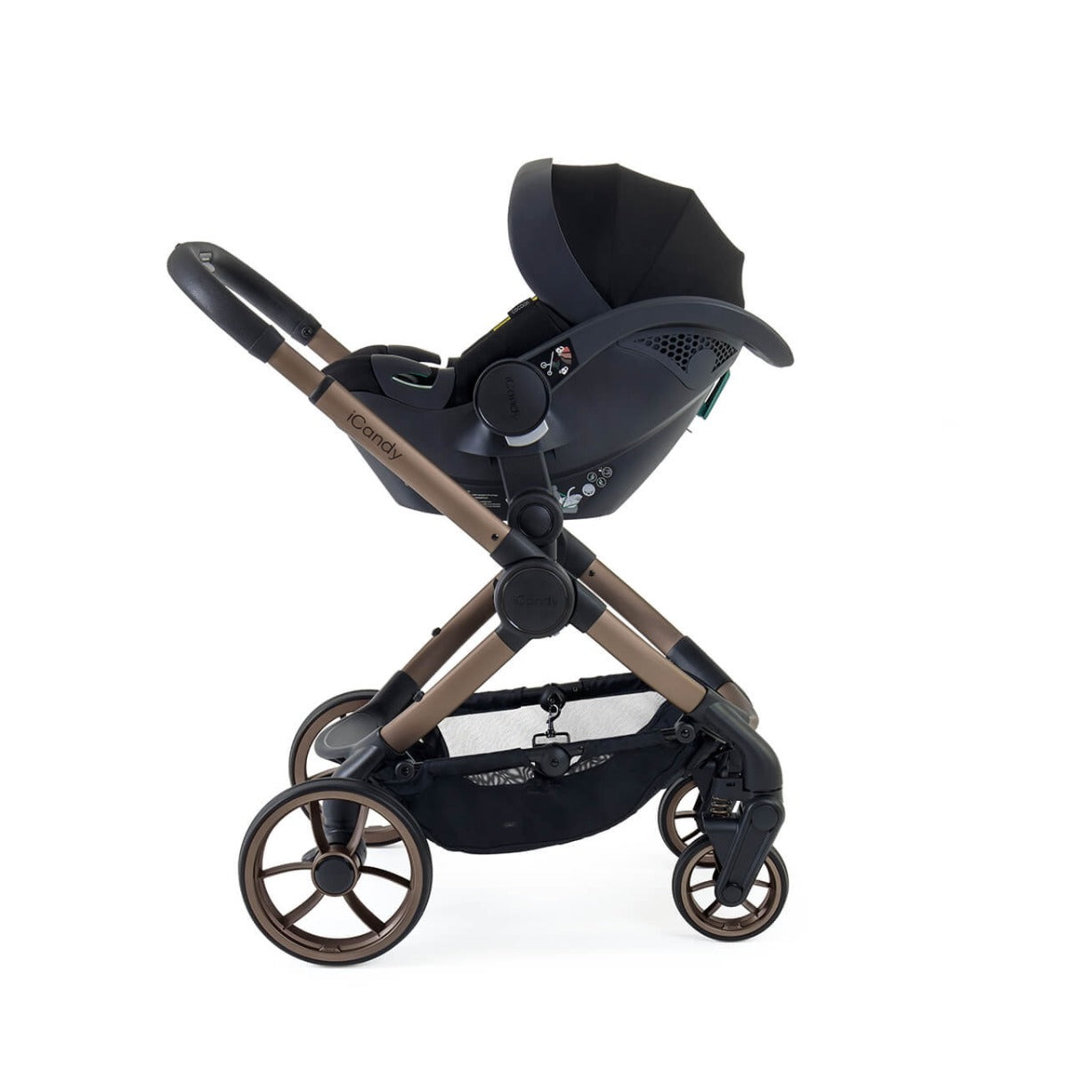 iCandy Peach 7 Travel System Bundle with Cocoon i-Size Car Seat & Base - Pecan