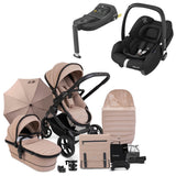 iCandy Peach 7 Travel System Bundle with Maxi-Cosi Cabriofix iSize Car Seat & Base - Cookie