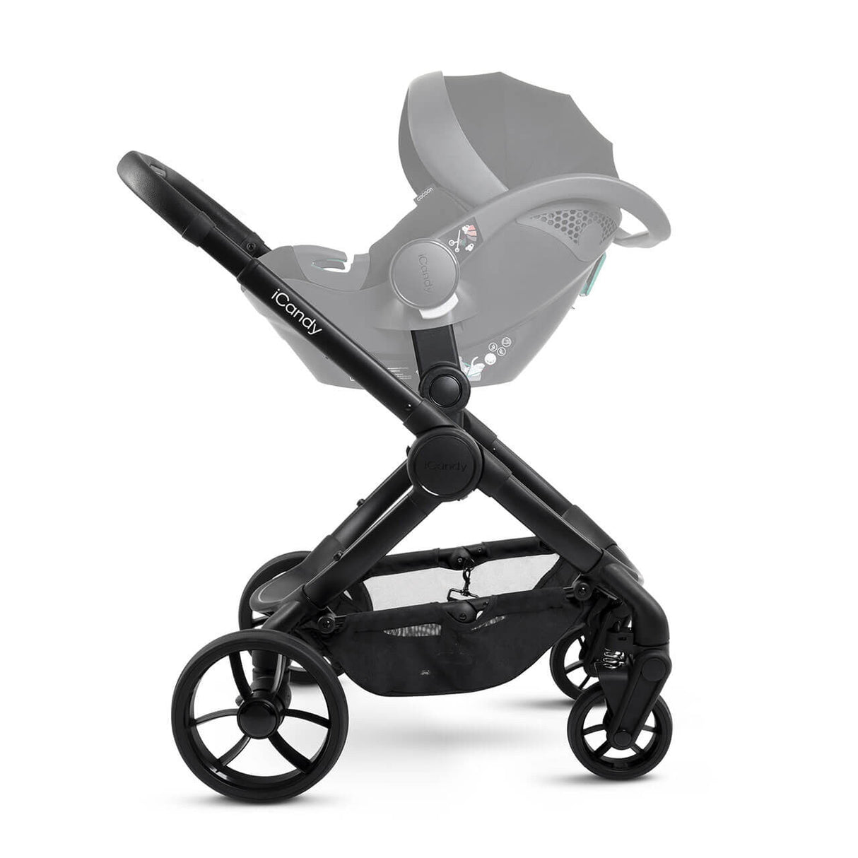 iCandy Peach 7 Travel System Bundle with Cybex Cloud T iSize Car Seat & Base - Porcini