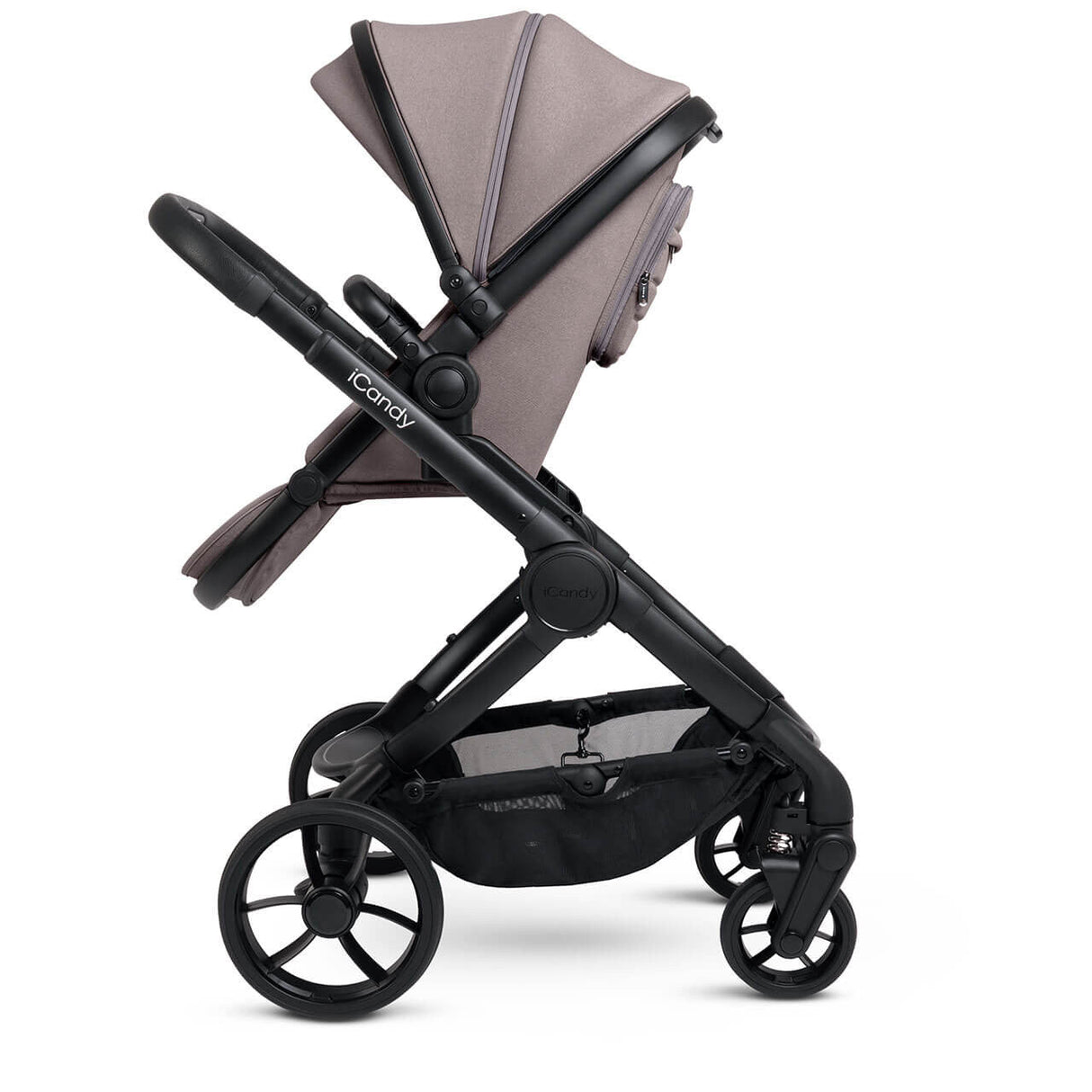 iCandy Peach 7 Travel System Bundle with Maxi-Cosi Cabriofix iSize Car Seat & Base - Porcini