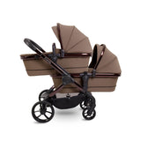 iCandy Peach 7 Twin Pushchair Travel System Bundle with Maxi-Cosi Pebble 360 Pro2 iSize Car Seat & Base - Coco