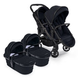 iCandy Peach 7 Twin Pushchair - Black Edition