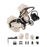 iCandy Peach 8 Editions Maxi-Cosi Cabriofix iSize Car Seat & Base Bundle - Biscotti