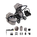 iCandy Peach 8 Maxi-Cosi Cabriofix iSize Car Seat & Base Bundle - Porcini