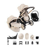 iCandy Peach 8 Editions Cybex Cloud T Car Seat & 360 Base Bundle - Biscotti