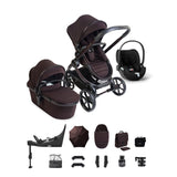 iCandy Peach 8 Editions Cybex Cloud T Car Seat & 360 Base Bundle - Coffee Bean