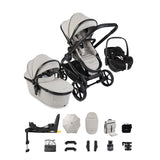 iCandy Peach 8 Maxi-Cosi Pebble 360 Pro 2 Car Seat & Base Bundle - Taupe