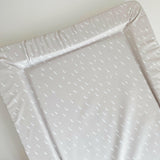 Standard Changing Mat - Greige Dash Neutral Print