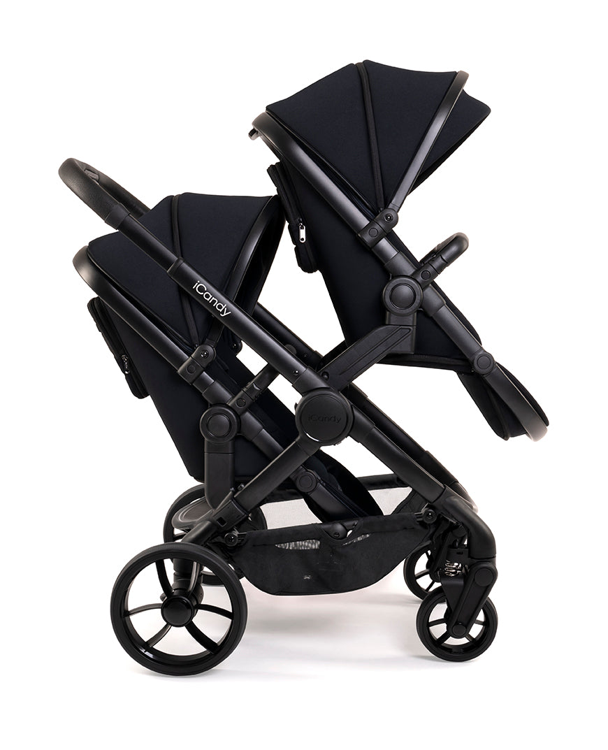 iCandy Peach 7 Twin Pushchair - Black Edition