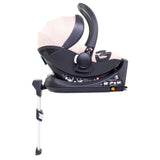 iCandy Peach 7 Twin Pushchair Travel System Bundle with Cocoon iSize Car Seat & Base - Biscotti