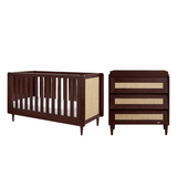 Tutti Bambini Japandi 2 Piece Room Set - Warm Walnut