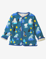 Toby Tiger Organic Arctic Print Reversible Jacket