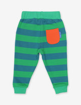 Toby Tiger Organic Green Green Striped Joggers