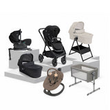 Joie Finiti Signature Flex i-Level Recline 360 Car Seat & Nursery Essentials Bundle - Eclipse