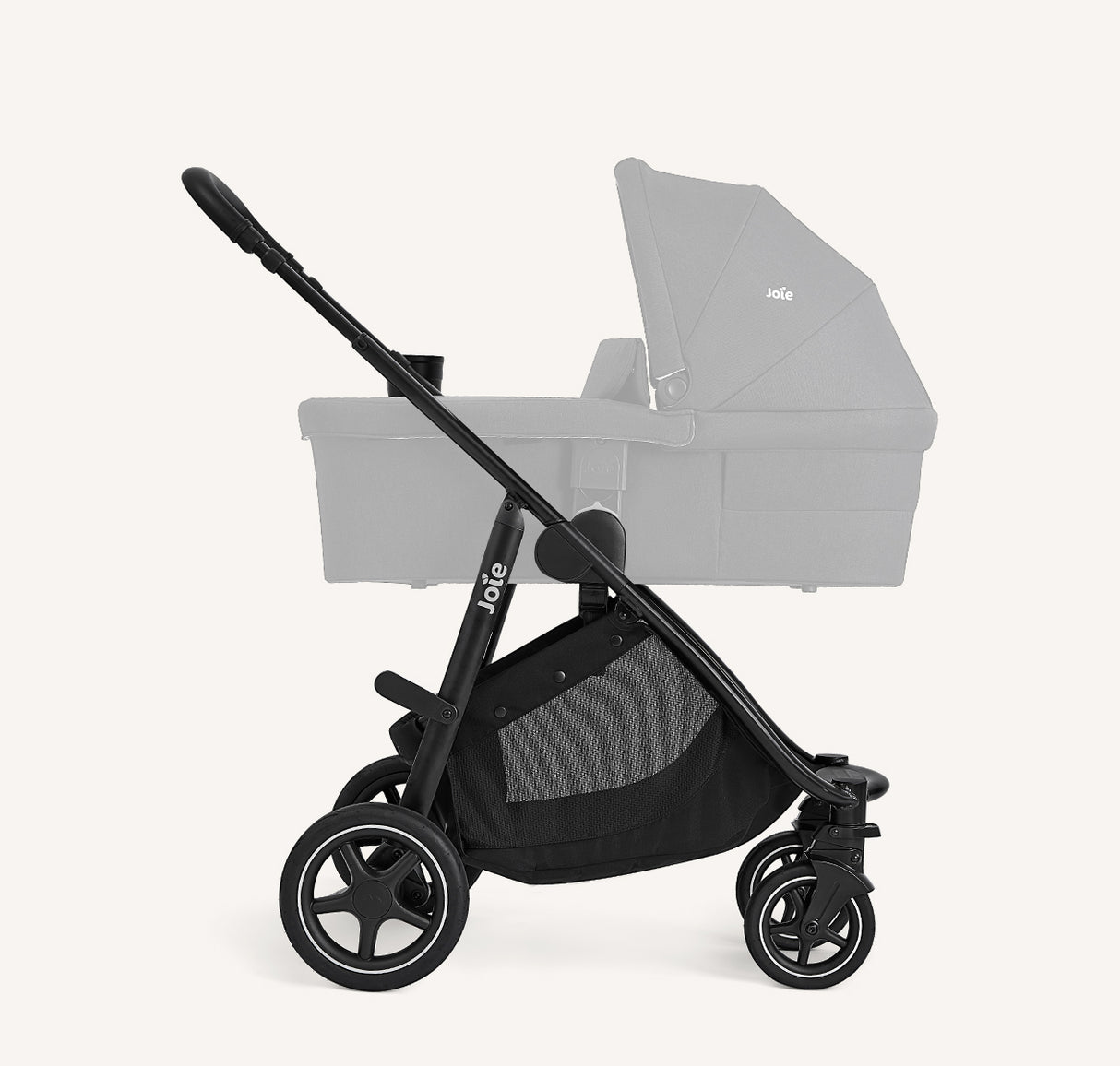 Joie Versatrax with Ramble XL Carrycot - Raven