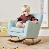 Tutti Bambini Jonah Mini Me Children's Rocking Chair - Boucle Ocean Stone