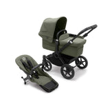 Bugaboo Donkey 5 Mono with Maxi-Cosi Cabriofix iSize Travel System - Black/Forest Green