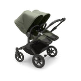 Bugaboo Donkey 5 Twin with Cybex Cloud T Travel System -  Black/Forest Green 3