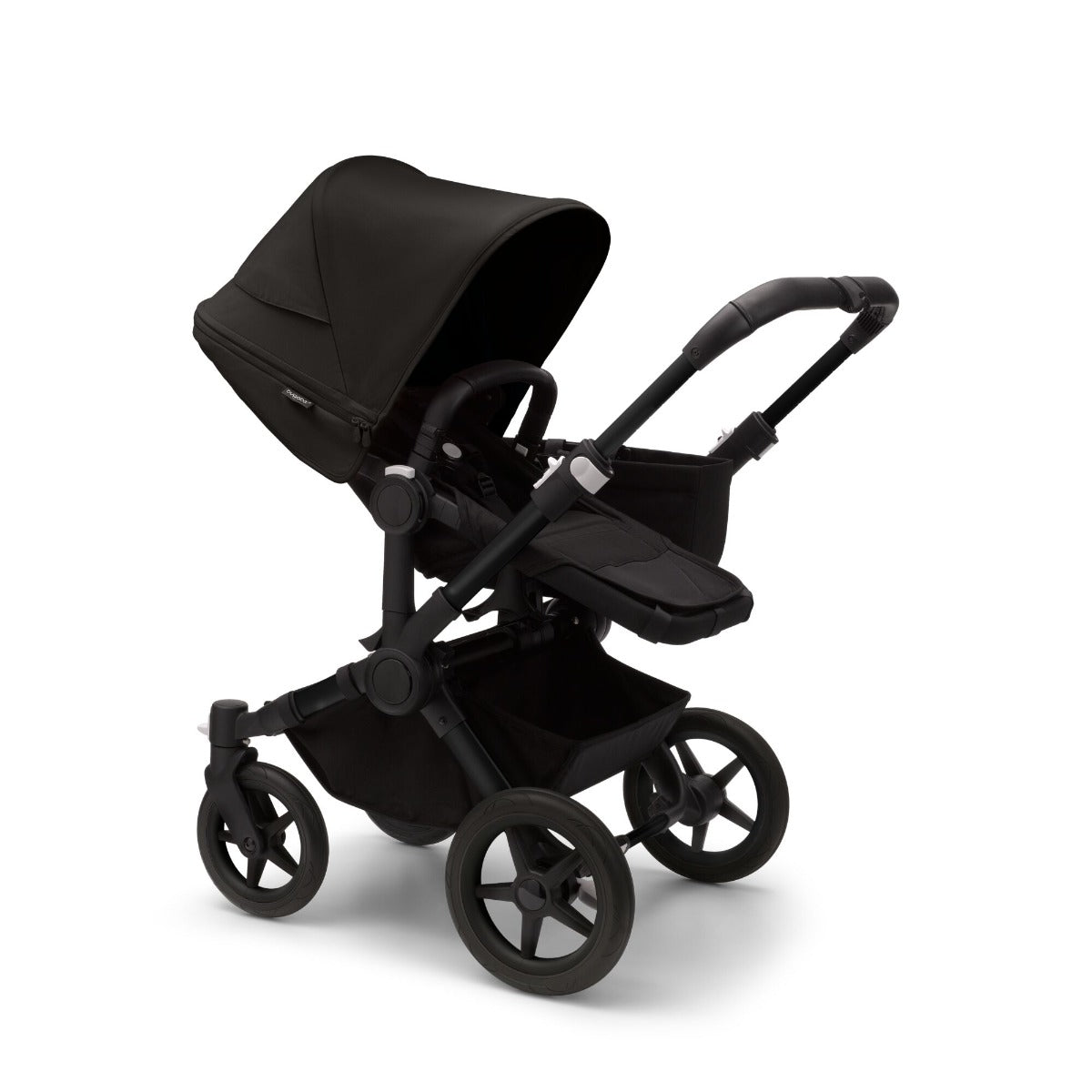 Bugaboo Donkey 5 Mono with Maxi-Cosi Cabriofix iSize Travel System - Black/Midnight Black