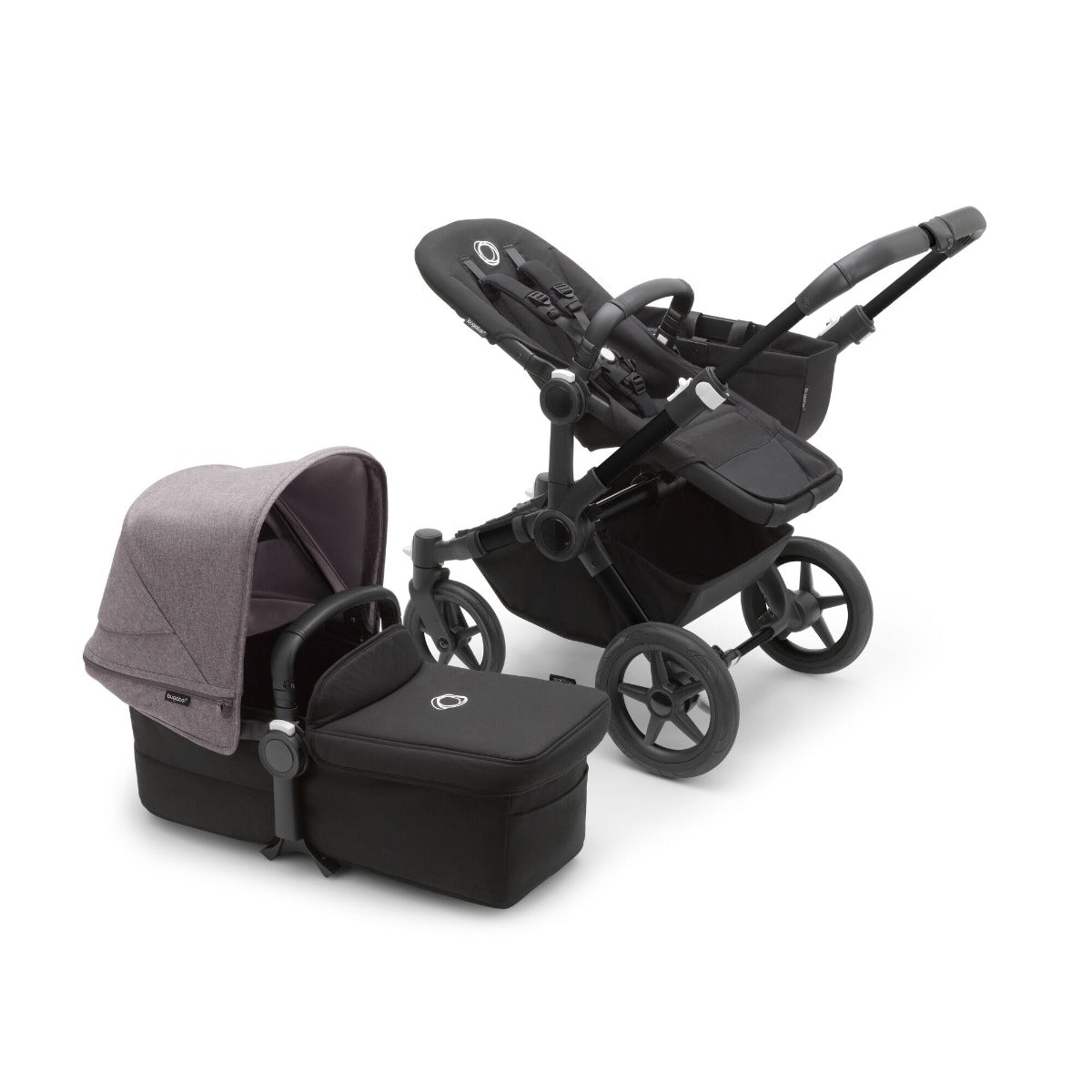 Bugaboo Donkey 5 Mono Pushchair - Grey Melange Canopy