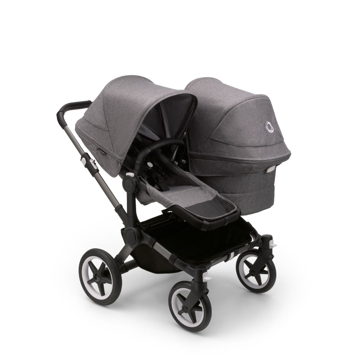 Bugaboo Donkey 5 Duo Pushchair - Grey Melange Canopy