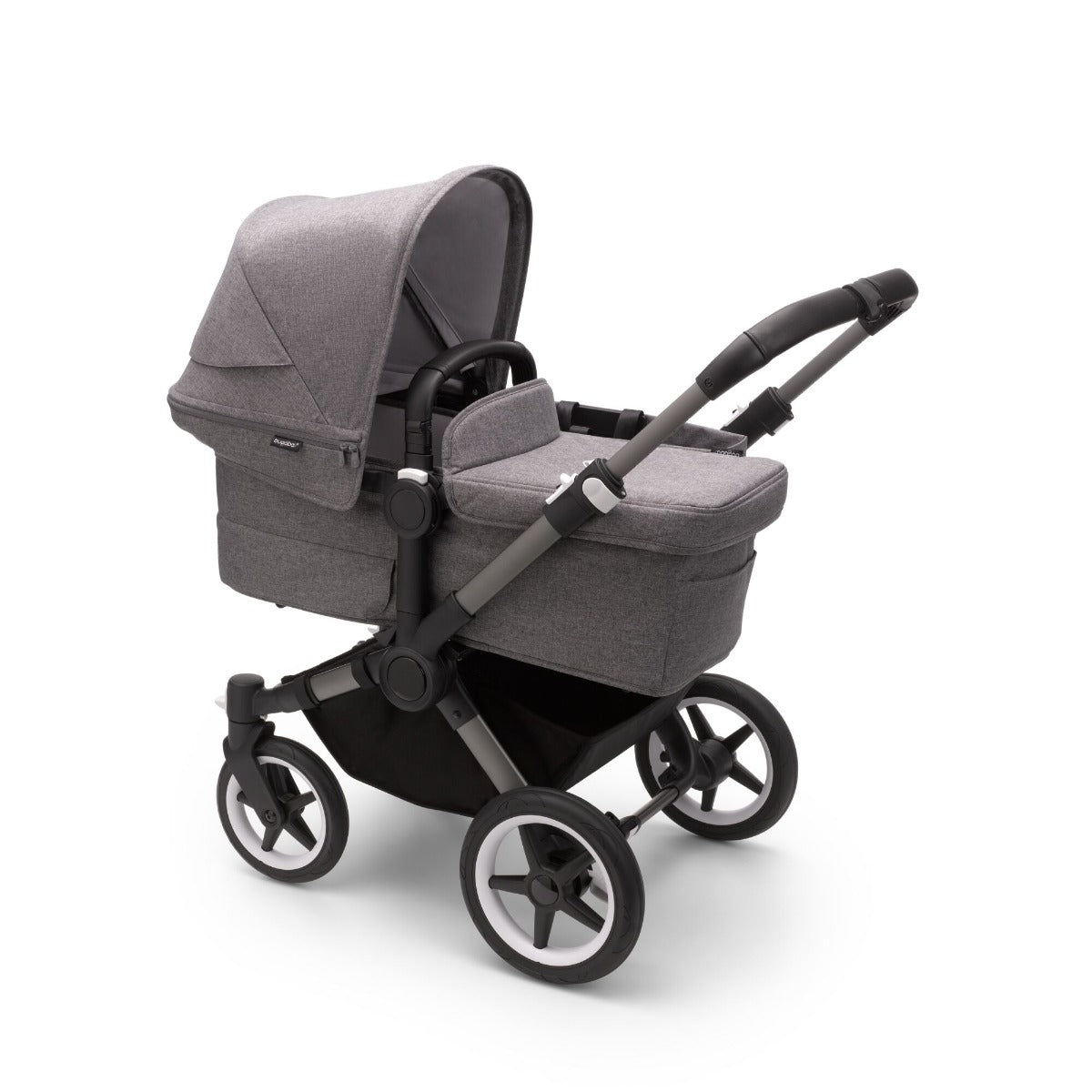 Bugaboo Donkey 5 Mono Ultimate Cybex Cloud T Travel System Bundle - Grey Melange