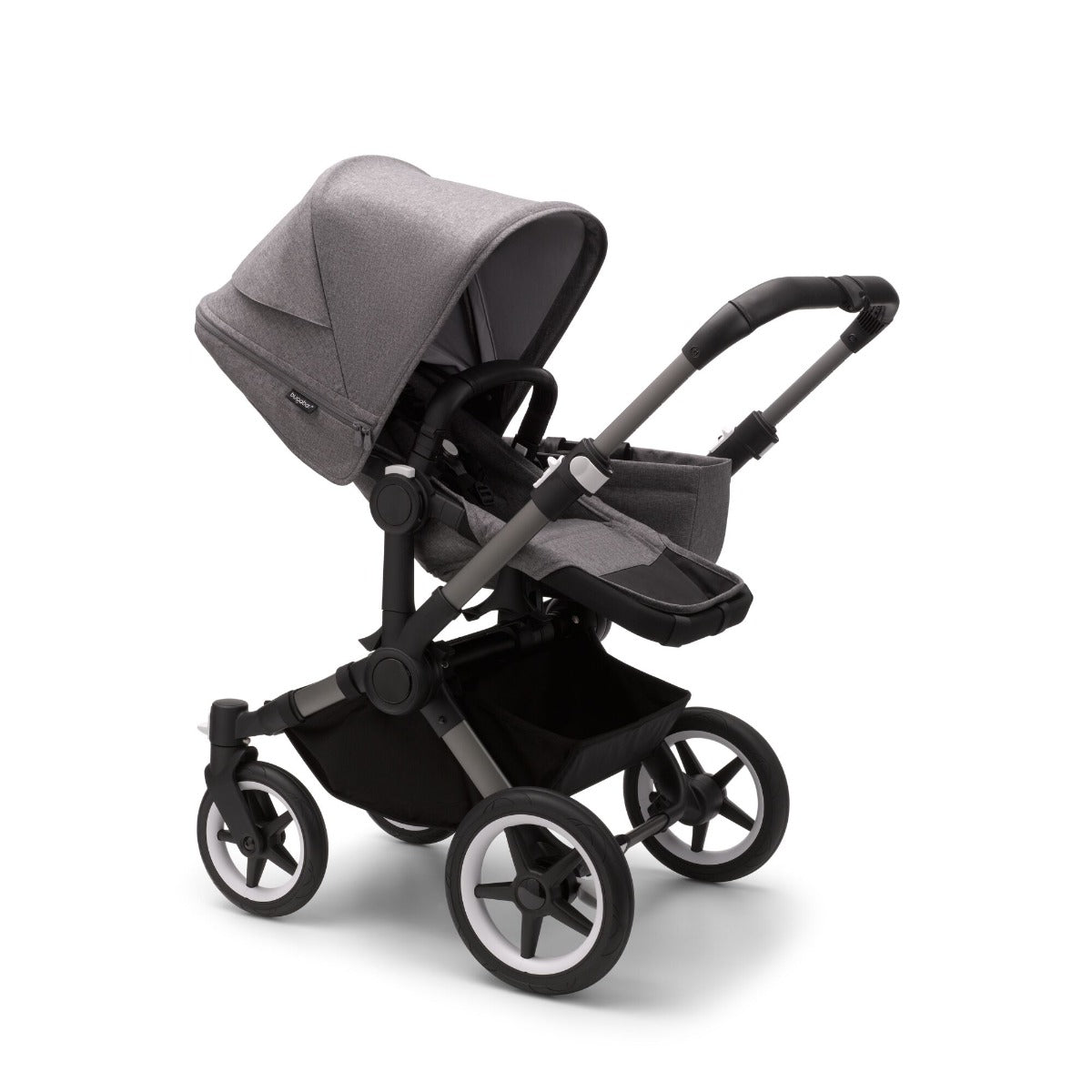 Bugaboo Donkey 5 Mono Ultimate Cybex Cloud T Travel System Bundle - Grey Melange