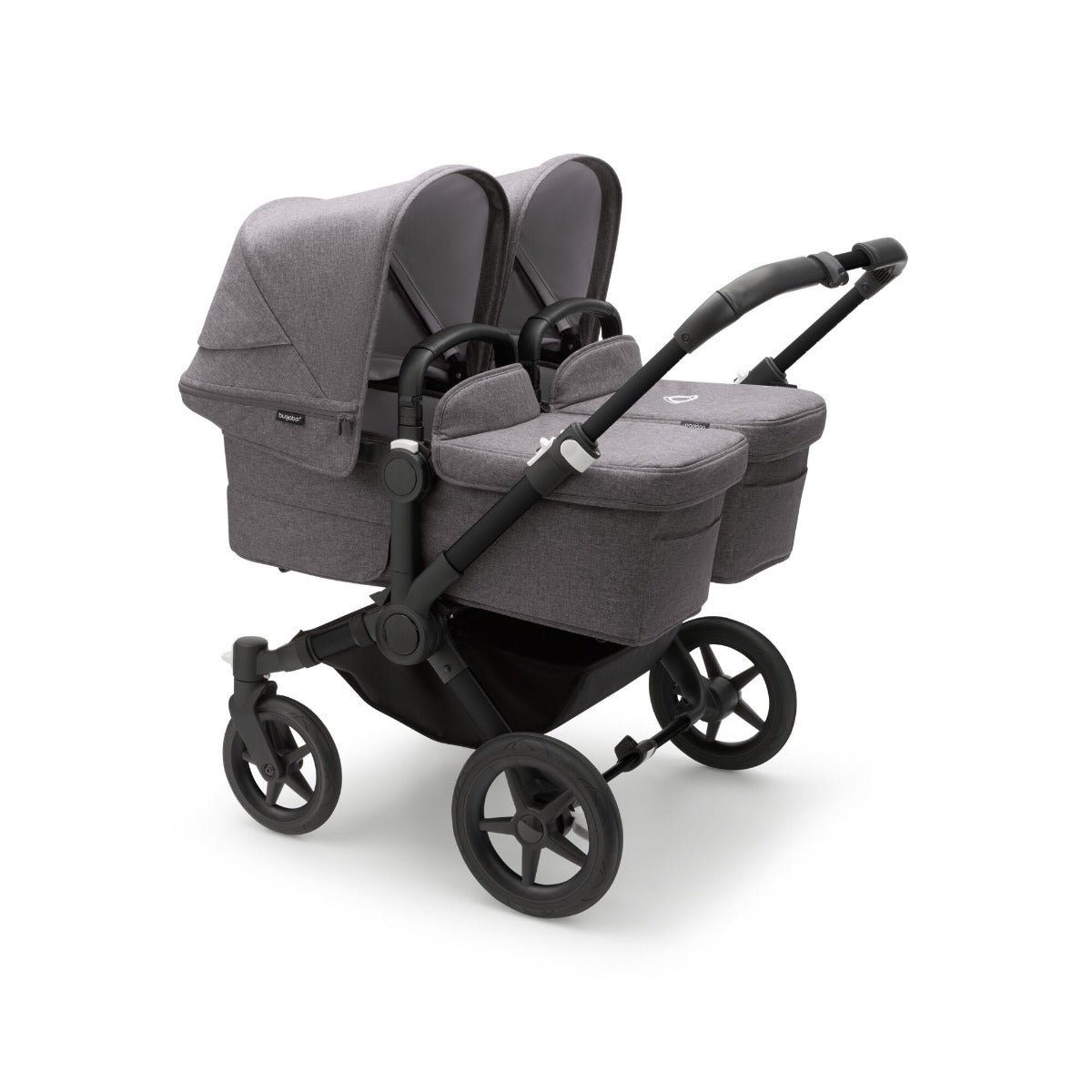 Bugaboo Donkey 5 Twin Pushchair - Grey Melange Canopy