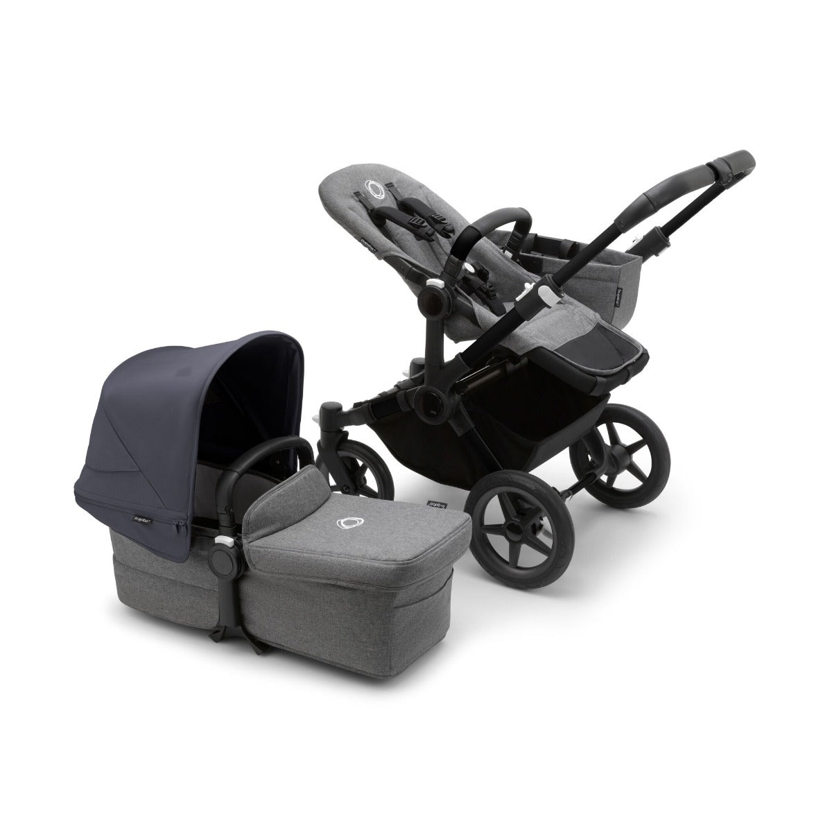 Bugaboo Donkey 5 Mono Pushchair - Stormy Blue Canopy