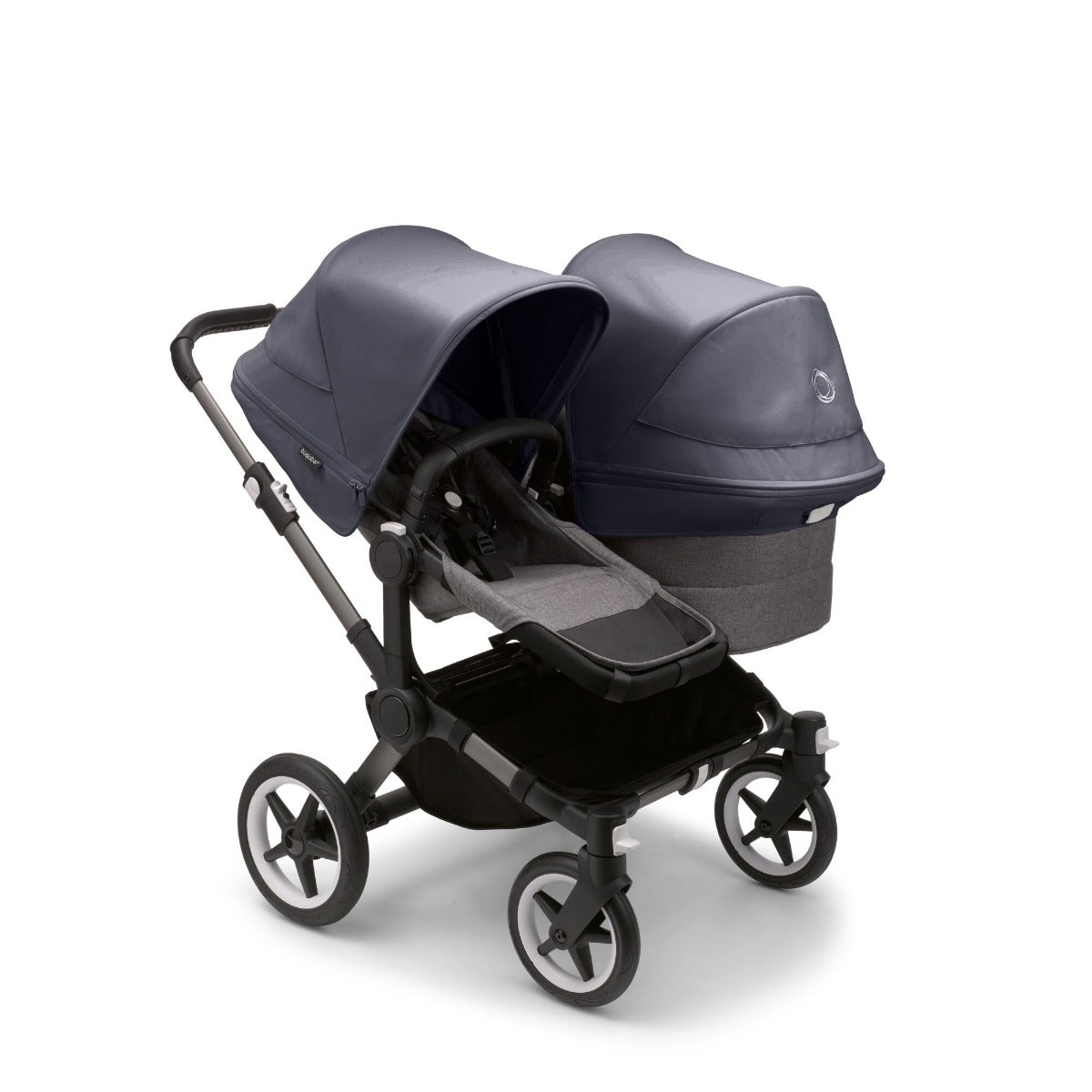 Bugaboo Donkey 5 Duo Pushchair - Stormy Blue Canopy