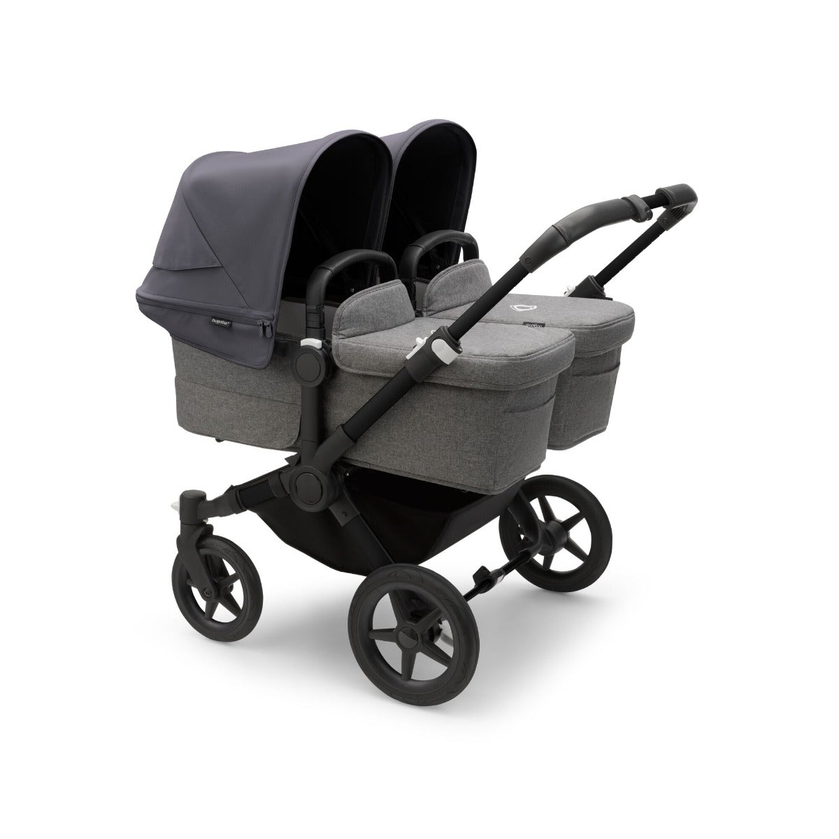 Bugaboo Donkey 5 Twin Pushchair - Stormy Blue Canopy