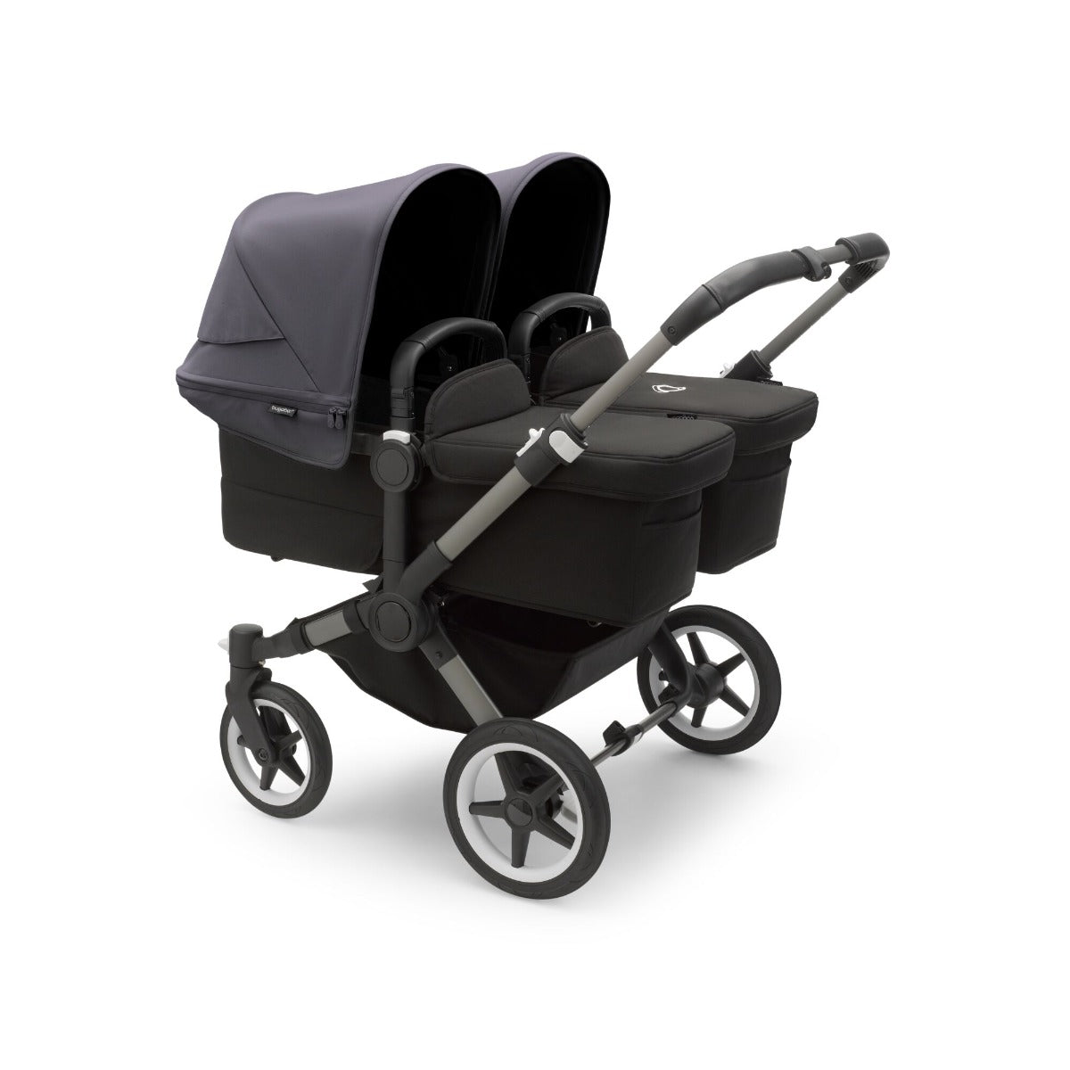 Bugaboo Donkey 5 Twin Pushchair - Stormy Blue Canopy