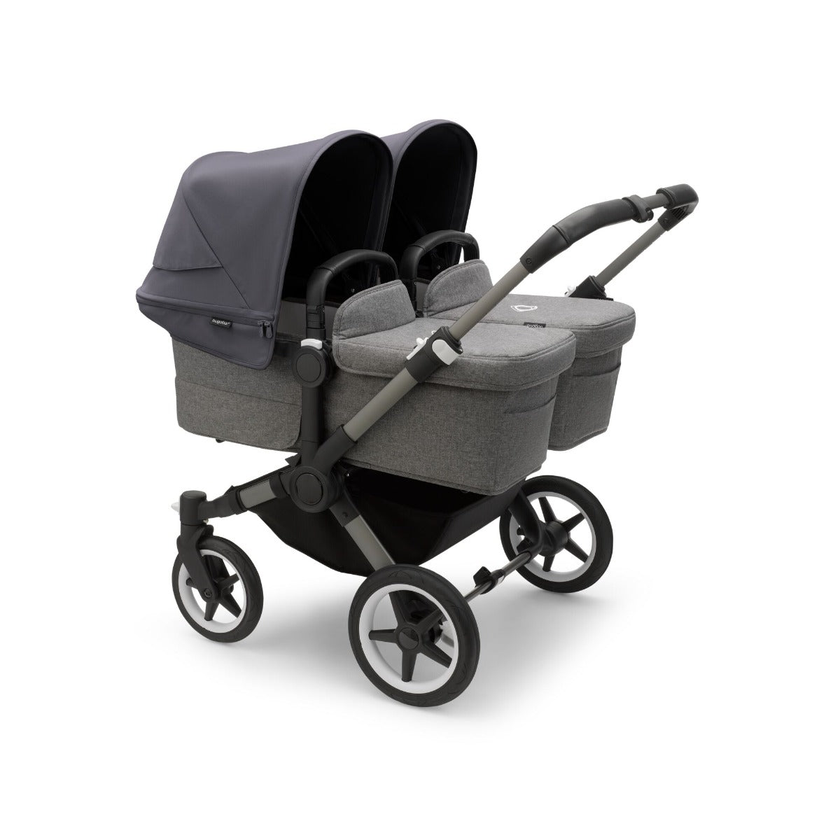Bugaboo Donkey 5 Twin Pushchair - Stormy Blue Canopy