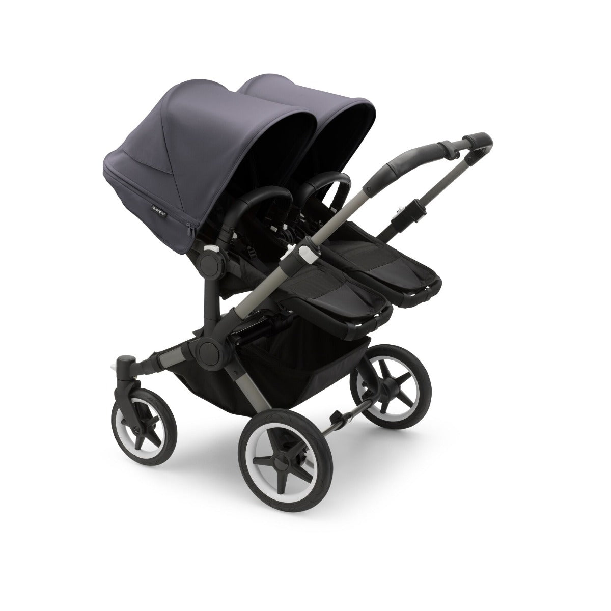 Bugaboo Donkey 5 Twin Pushchair - Stormy Blue Canopy