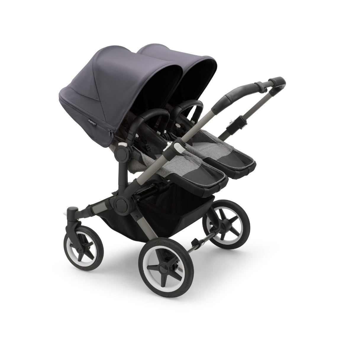 Bugaboo Donkey 5 Twin Pushchair - Stormy Blue Canopy