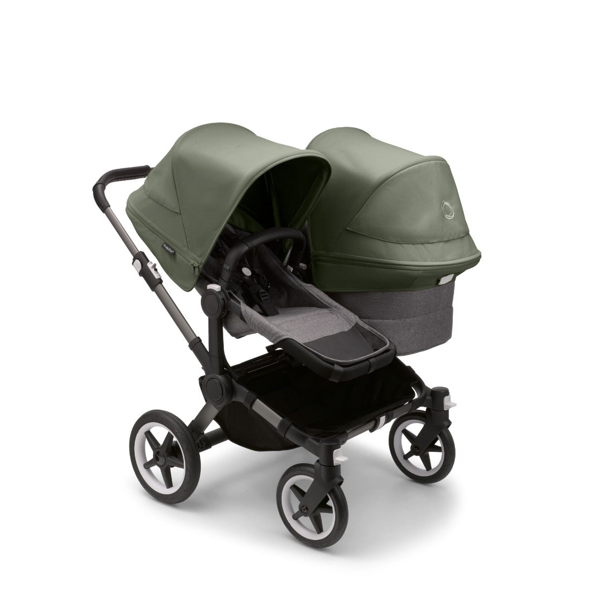 Bugaboo Donkey 5 Duo Pushchair - Forest Green Canopy