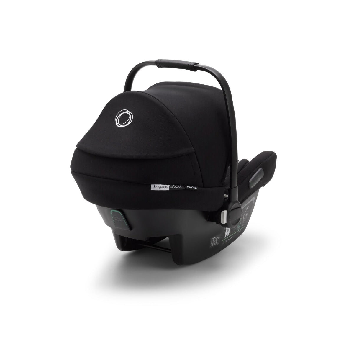 Bugaboo Owl by Nuna + Turtle Air + 360 Rotating Base - Mineral Washed Black