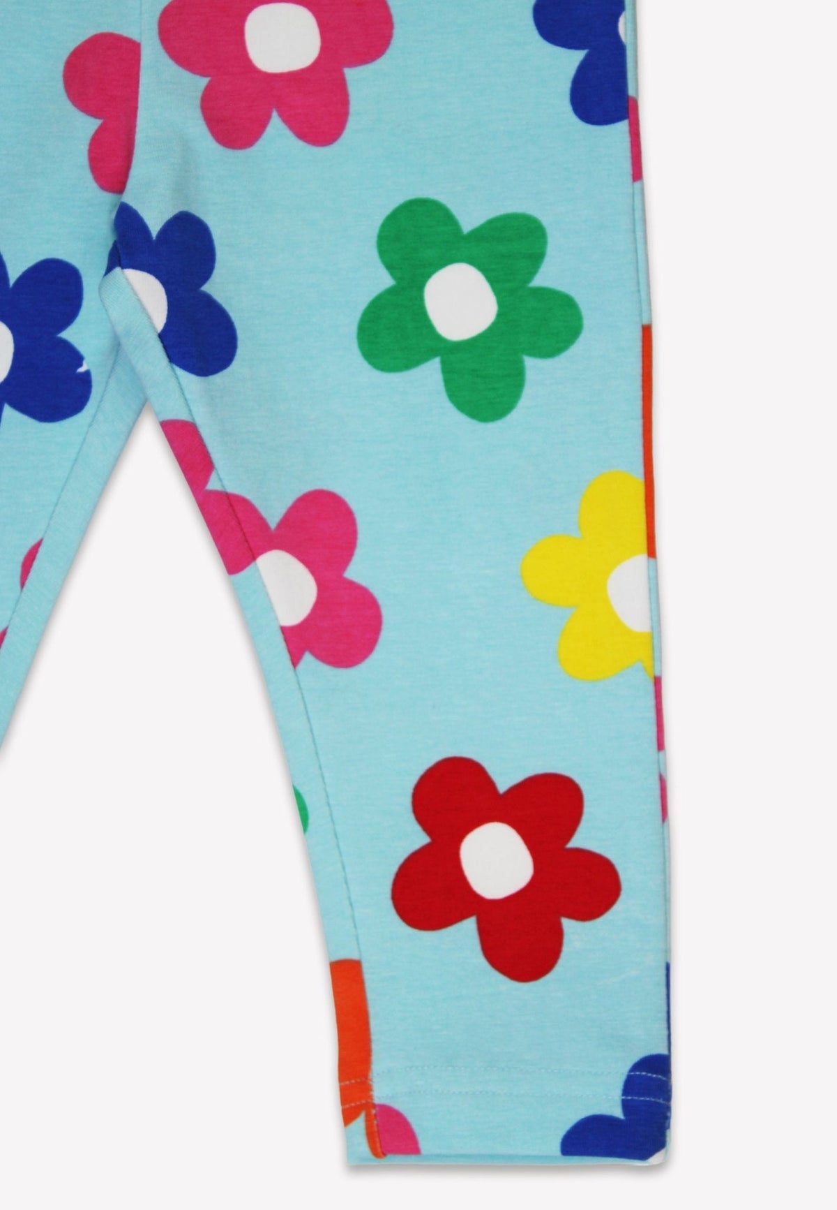 Toby Tiger Organic Rainbow Bloom Print Leggings