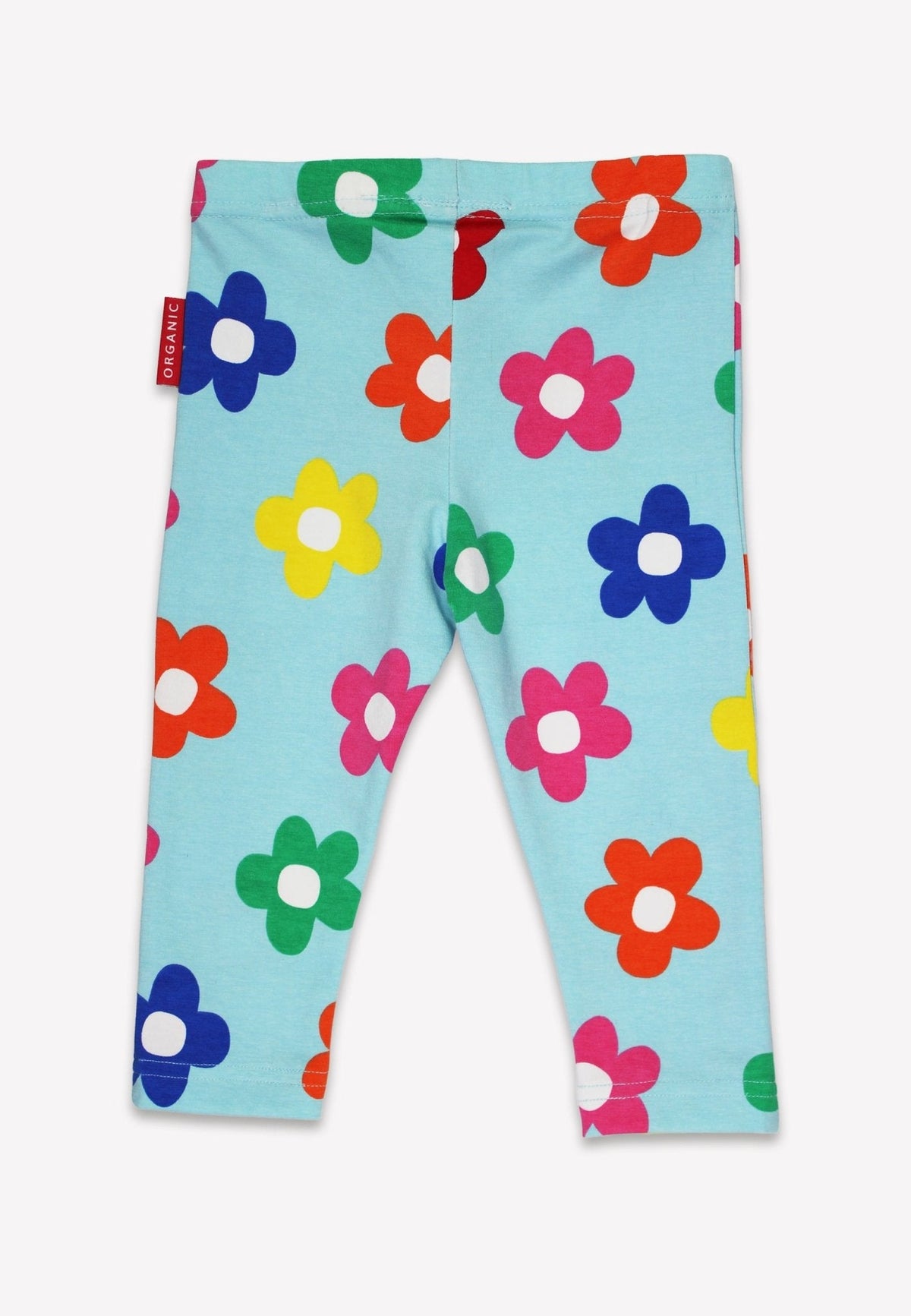 Toby Tiger Organic Rainbow Bloom Print Leggings