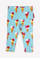 Toby Tiger Organic Ice Cream Cones Print Leggings