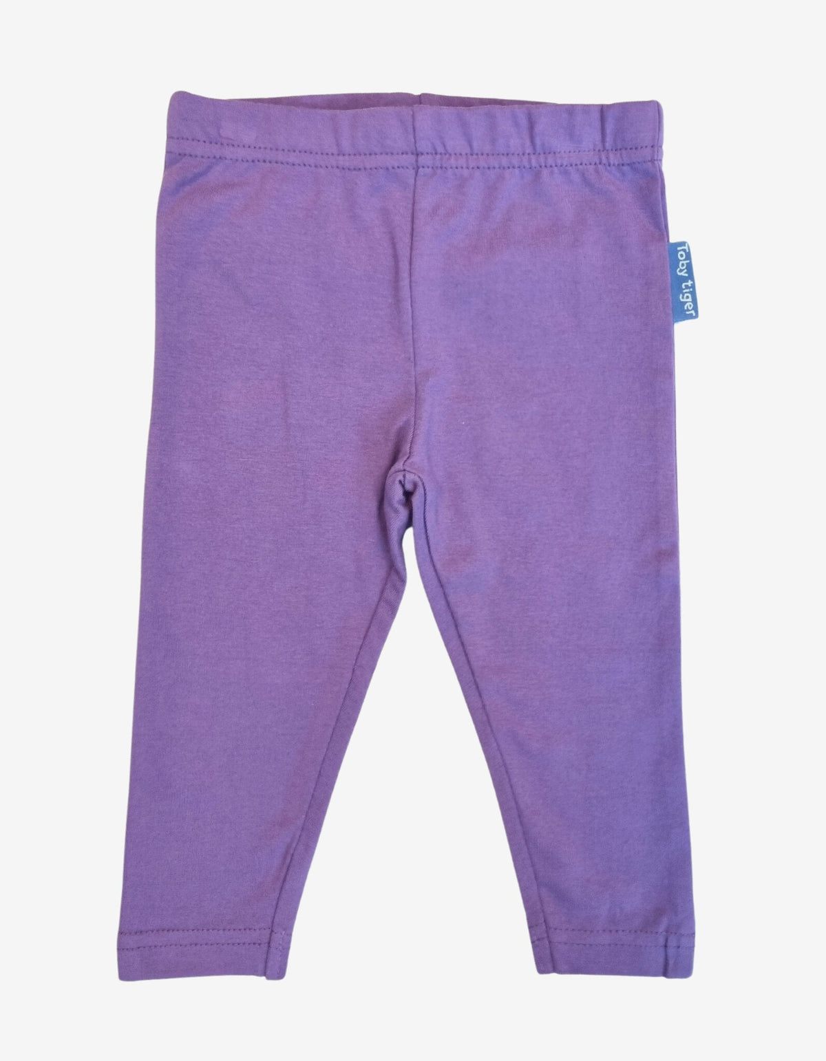 Toby Tiger Organic Purple Basic Leggings