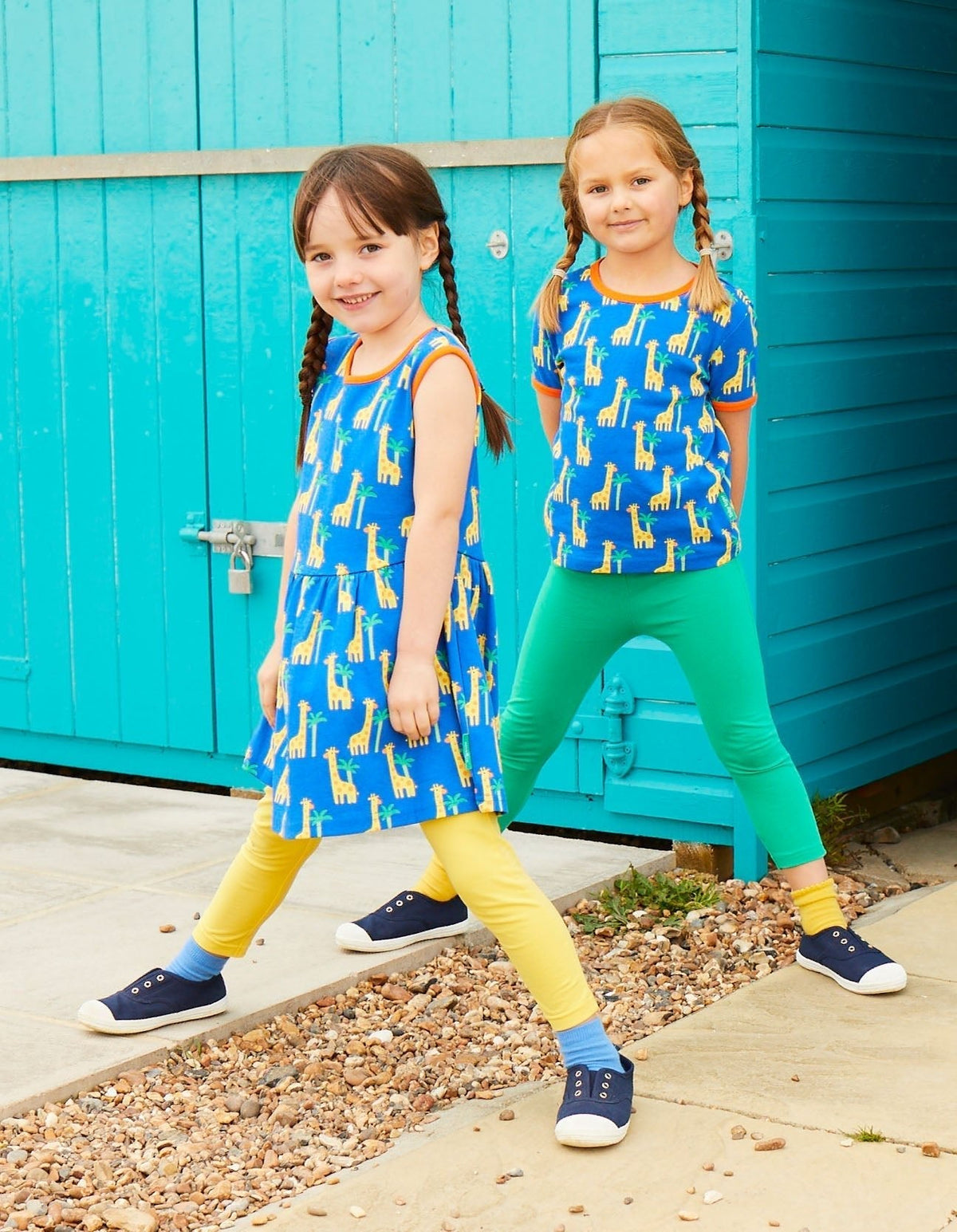Toby Tiger Organic Yellow Basic Leggings