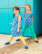 Toby Tiger Organic Yellow Basic Leggings