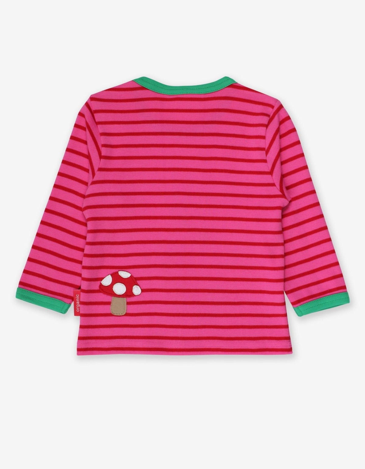 Toby Tiger Organic Fawn Applique Long-Sleeved T-Shirt