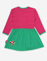 Toby Tiger Organic Fawn Applique Twirl Dress