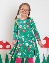 Toby Tiger Organic Forest Adventure Print Skater Dress