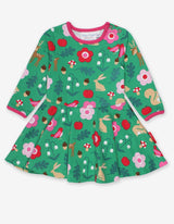 Toby Tiger Organic Forest Adventure Print Skater Dress