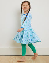 Toby Tiger Organic Spring Print Skater Dress