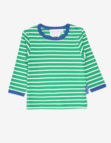 Toby Tiger Organic Green Breton Long-Sleeved T-Shirt