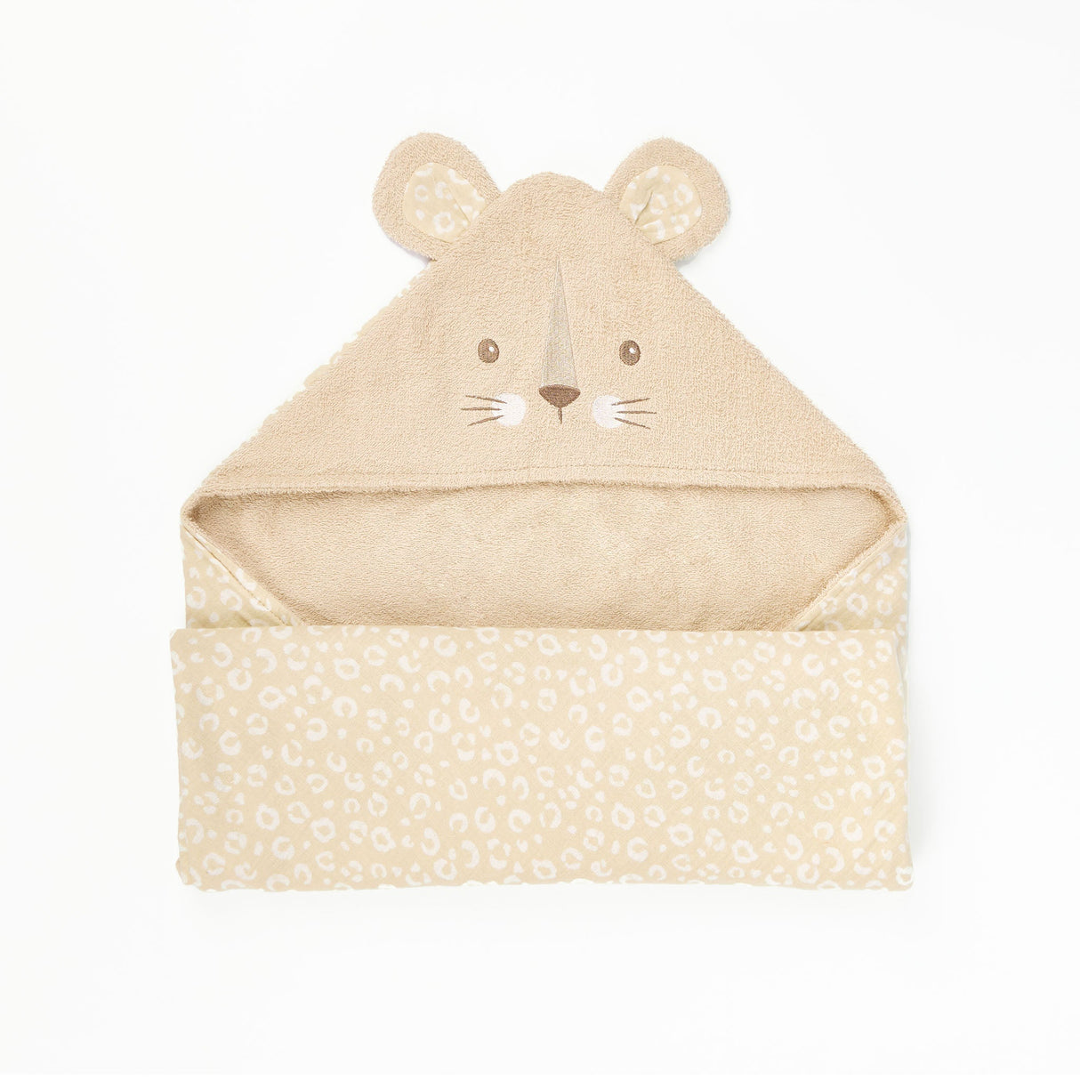 Tutti Bambini Hooded Towel - Love Cats